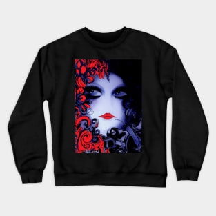 art deco wood nymph ,,,House of Harlequin Crewneck Sweatshirt